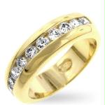 Channel Set CZ Eternity Band